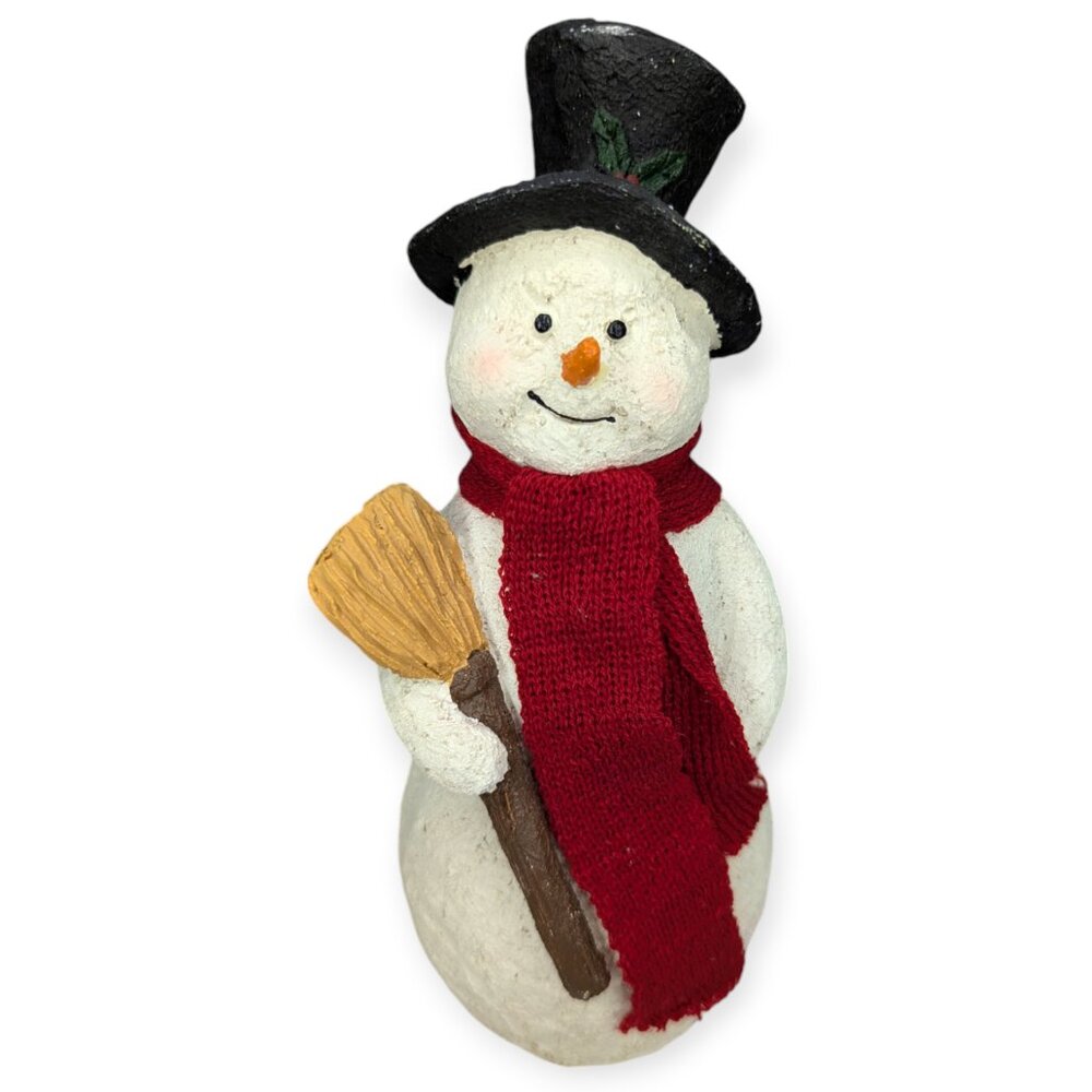 2013 Hobby Lobby Home for Christmas Snowman Figurine w/Fabric Scarf